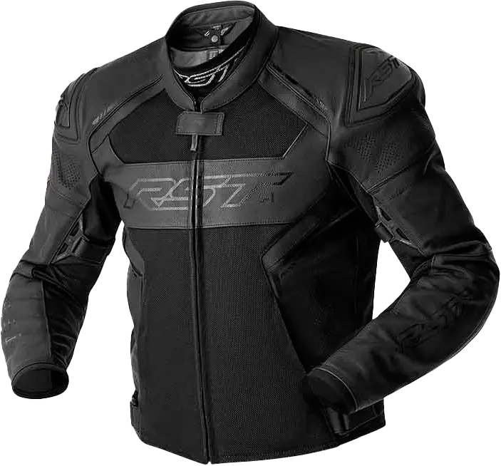 Rst S1 D3o Mesh Leather Jacket Black 3X 103606Blk-50 1