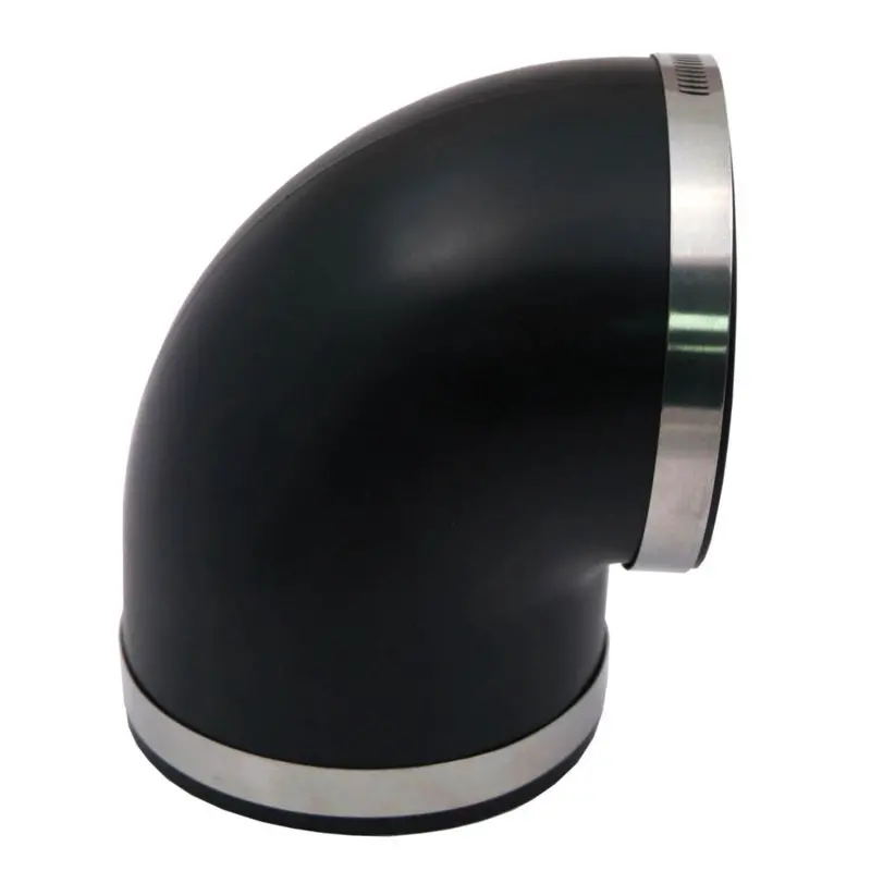 Spectre Coupler 4In. Elbow / 90 Degree (Pvc) - Black 1