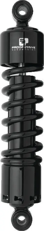 Progressive Harley-Davidson 412 Series Shocks 13.5In - Black 2