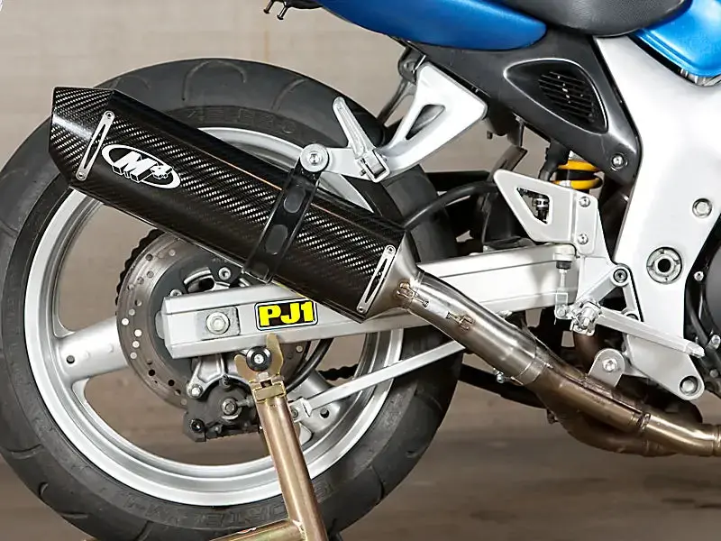 M4 Exhaust Carbon Slip On 1999-2002 Sv 650 Su6514 1