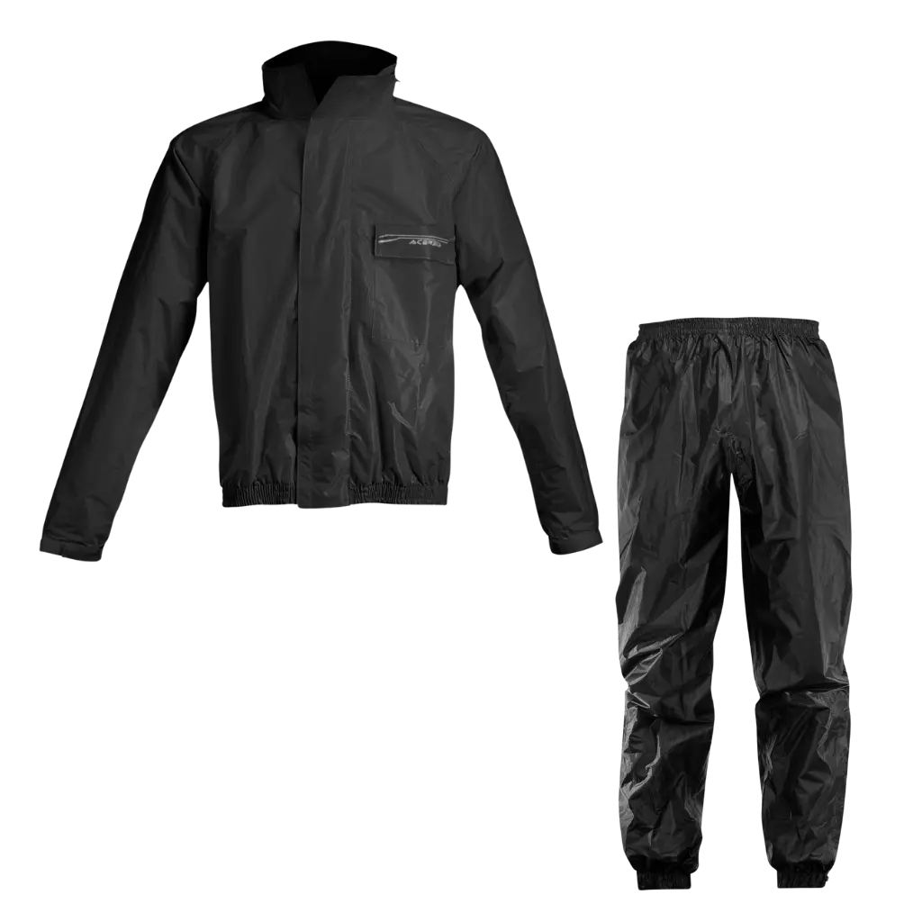 Acerbis Waterproof Rain Suit Set - Black 1