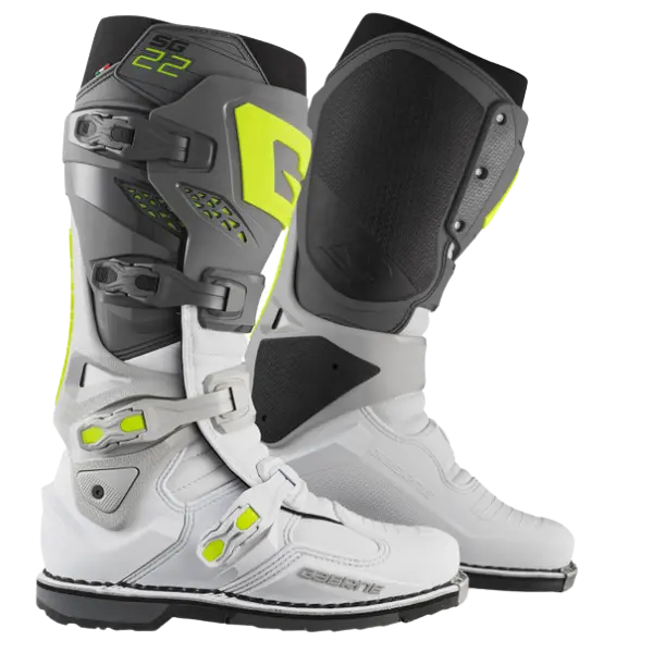 Gaerne Sg22 Anthracite White Grey Motocross Boots 1