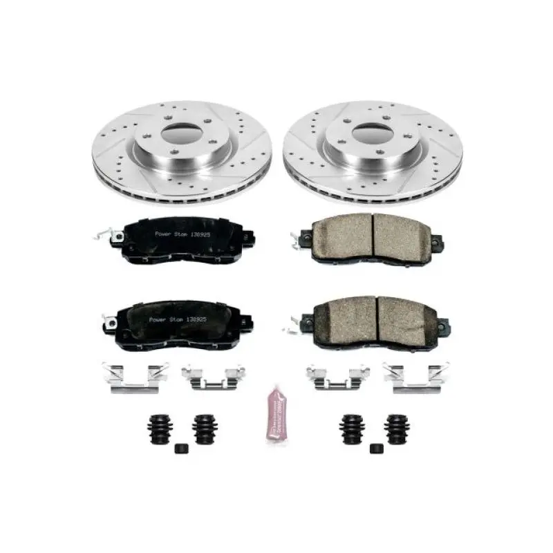 Power Stop 13-18 Nissan Altima Front Z23 Evolution Sport Brake Kit 1