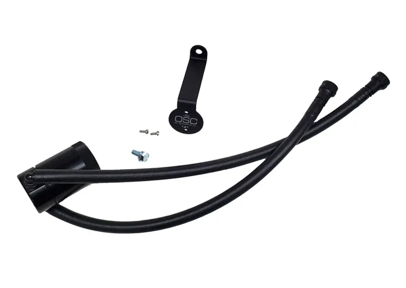 J&L 20-26 Chevy Silverado/Gmc Sierra 2500/3500 6.6L Drivers Side Oil Separator 3.0 - Black Anodi 1