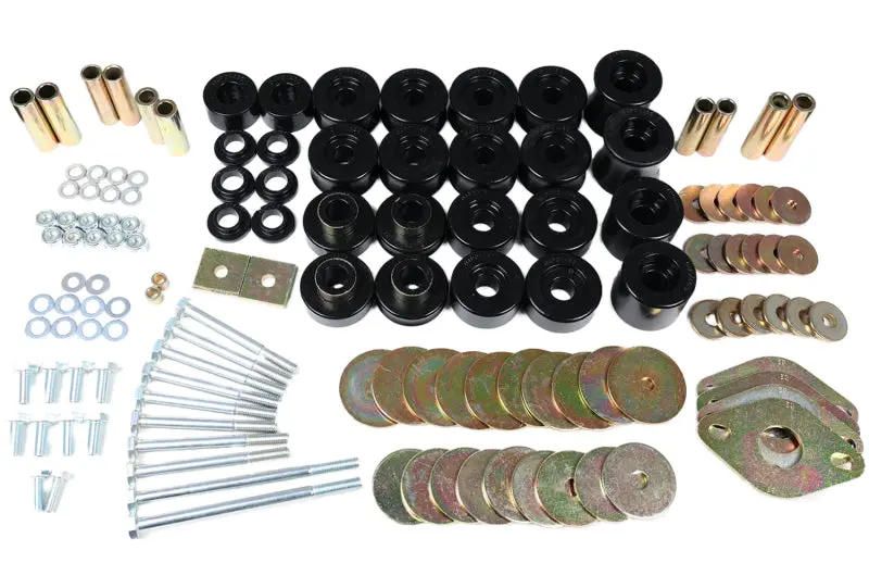 Energy Suspension 91-97 Toyota Land Cruiser Fj80 Body Mount Set W/ Hardware - Black 1