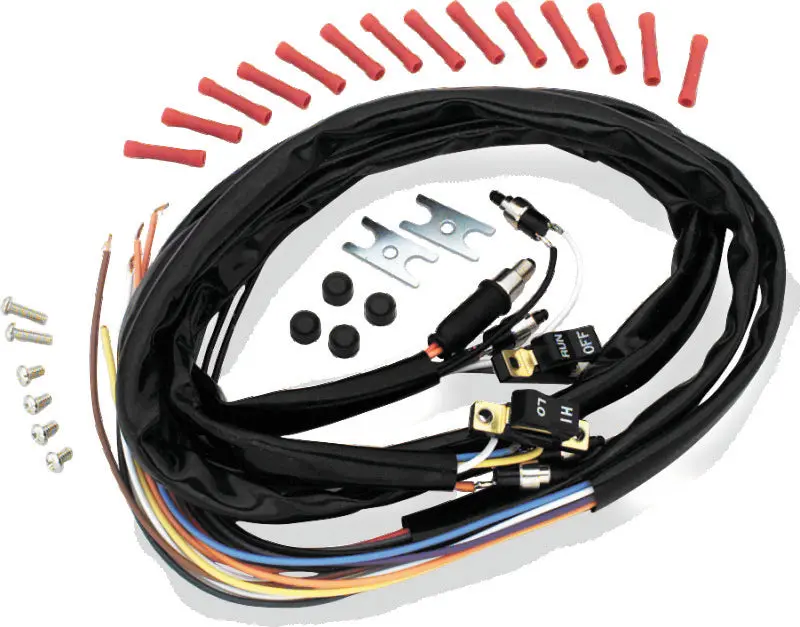 Twin Power 73-81 Big Twin And Xl Black Handlebar Bar Switches With Wires 1