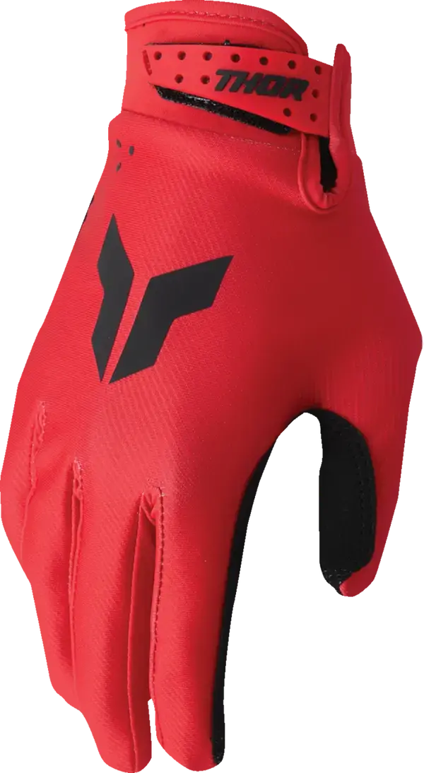 2026 Thor Glove Youth Launchmode Split Red 1