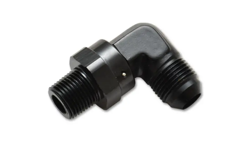 Vibrant -8An To 1/2In Npt Male Swivel 90 Degree Adapter Fitting 1