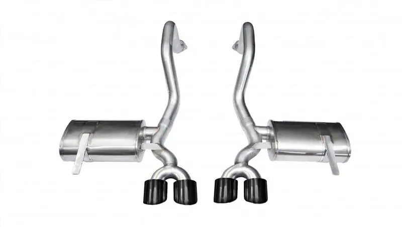 Corsa 1997-2004 Chevrolet Corvette C5 Z06 5.7L V8 Black Xtreme Axle-Back Exhaust 1
