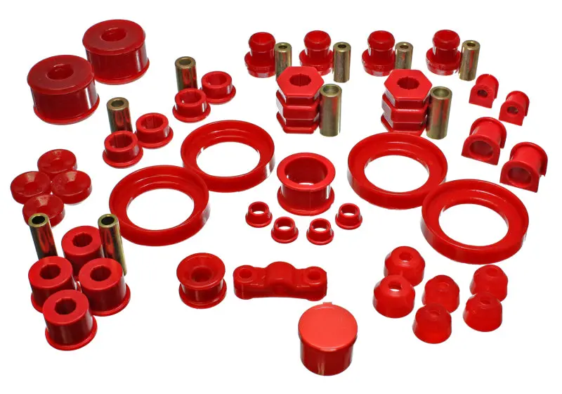 Energy Suspension 99-00 Honda Civic Si Red Hyper-Flex Master Bushing Set 1