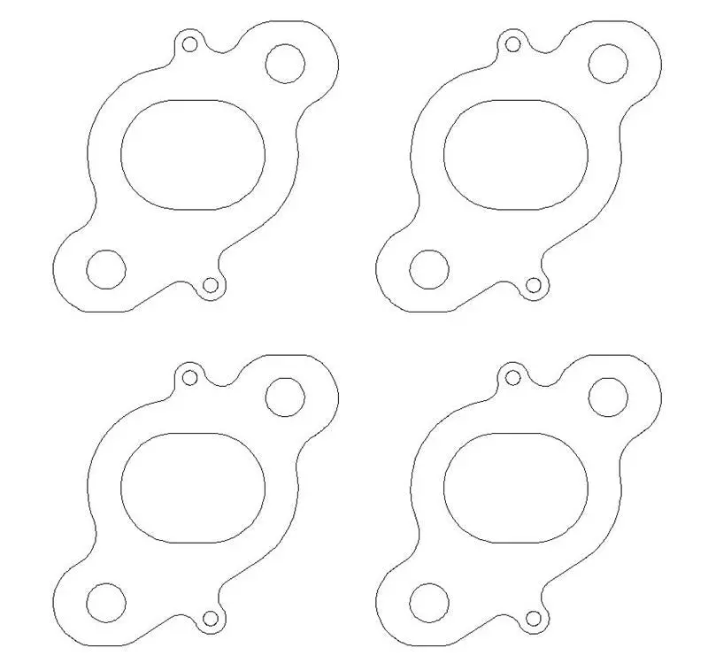 Cometic Nissan Ca18 Det .030 Inch Dohc Exhaust Gasket (4 Pcs Per Kit) 1