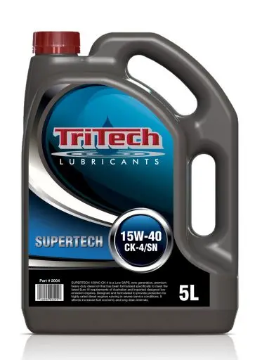 Tritech Engine Oil- Supertech 15W-40 Ck-4 1