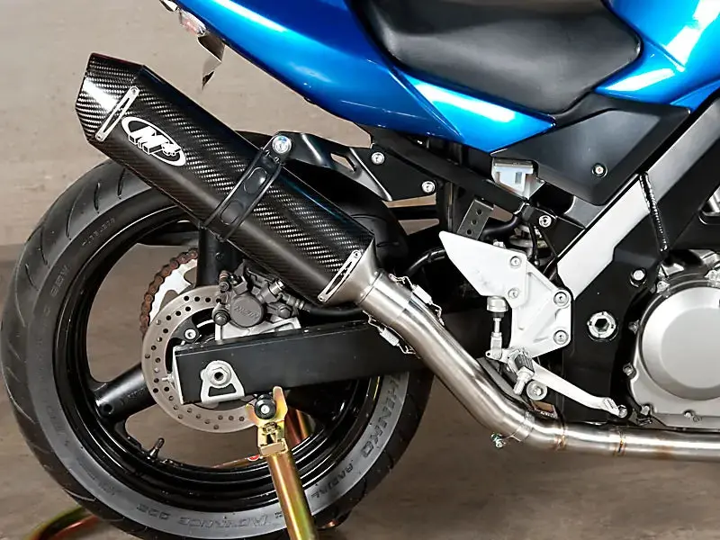 M4 Exhaust Race Full System Carbon Fiber Canister 2004-2010 Sv 650 Su6774 1