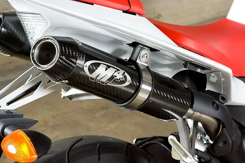 M4 Exhaust Cat Eliminator Slip-On With Carbon Fiber Canisters 2009-2014 R1 Ya9934 1