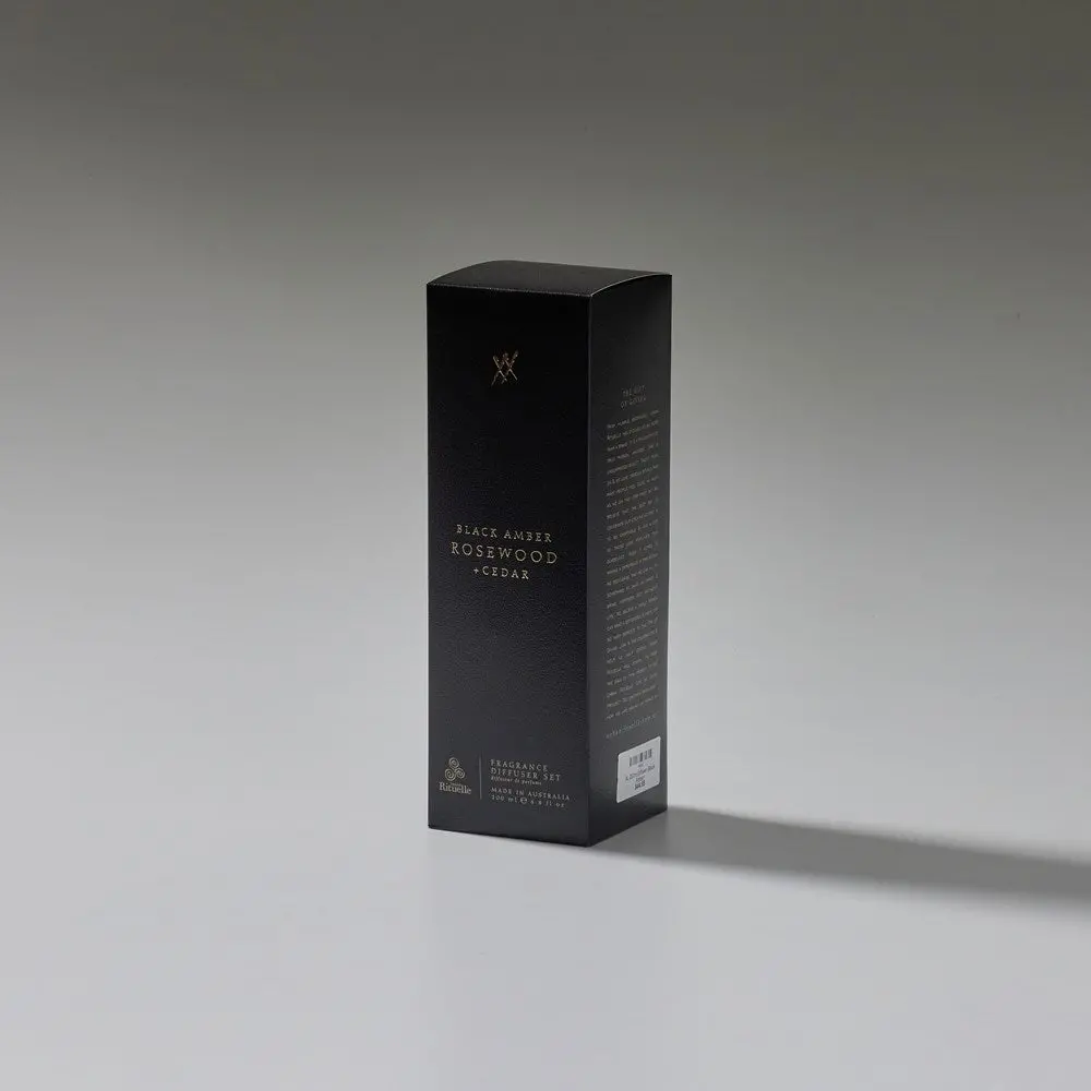 200Ml Fragrance Diffuser Set - Alchemy Black Amber 1