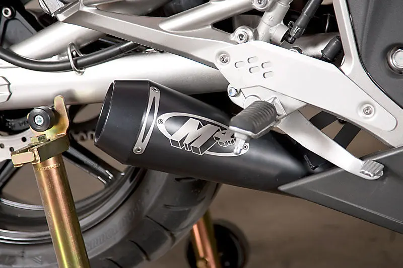 M4 Exhaust Gp Black Slip On 2009-2011 Ninja 650 Ka6612-Gp 1