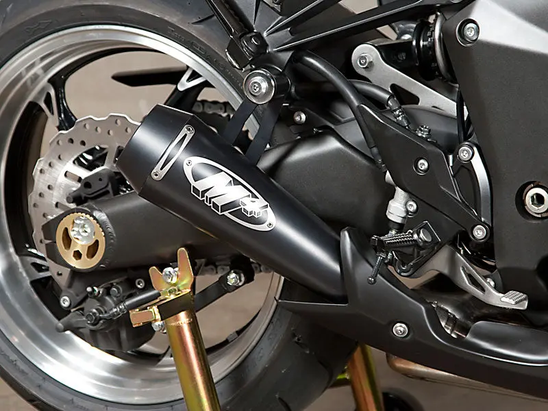 M4 Exhaust Dual Black Gp Slip Ons 2010-2019 Z1000 Ka9022-Gp 1