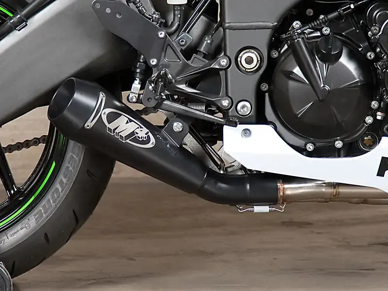 M4 Exhaust Full System Gp Black 2008-2010 Zx10 Ka9772-Gp 1