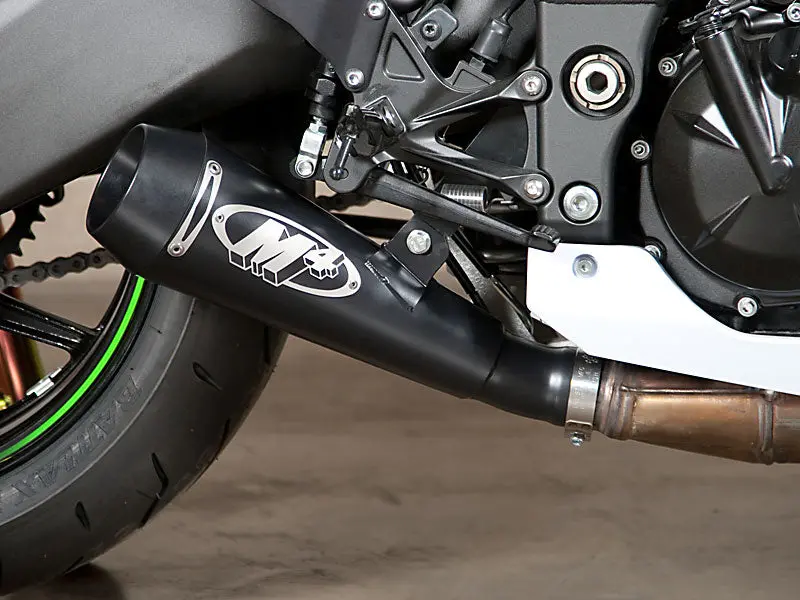 M4 Exhaust Gp Black Slip On 2008-2010 Zx10 Ka9722-Gp 1