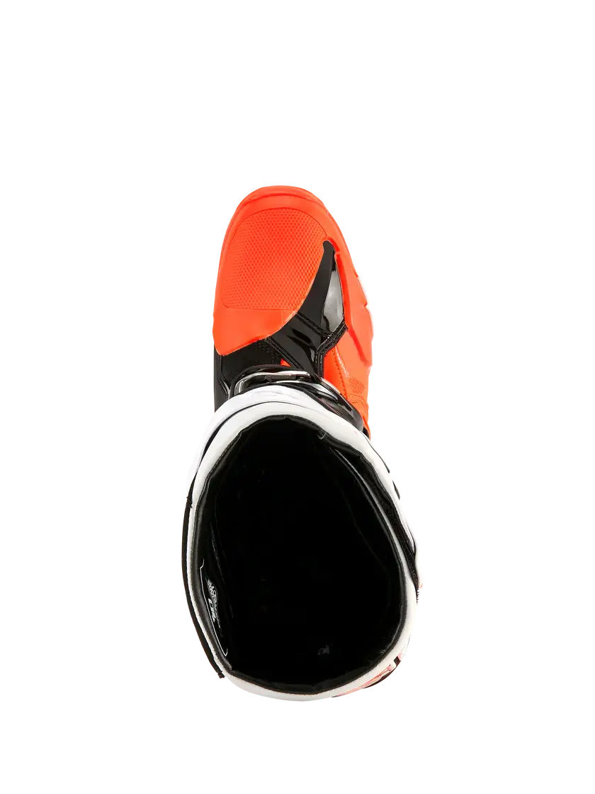 Alpinestars Tech 10 Enduro Boots Orange Fluo Black White 4