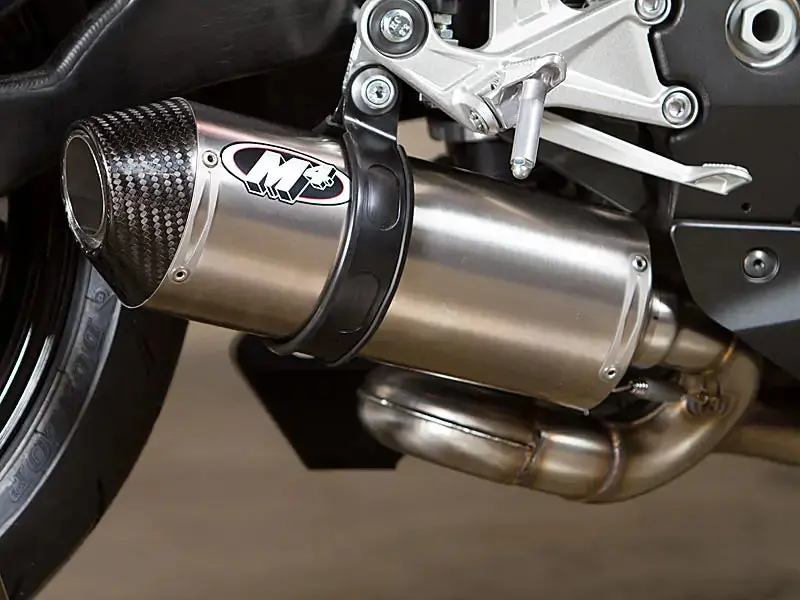 M4 Exhaust Street Slayer Titanium Slip On 2008-2016 Cbr1000rr Ho8836 1
