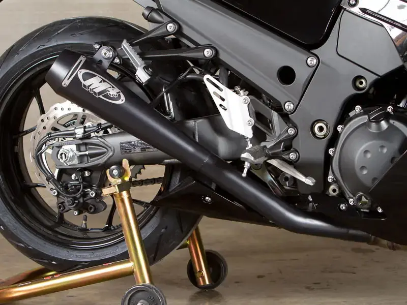 M4 Exhaust Black Retro-Drag Slip Ons 2012-2025  Zx14 Ka9422 1