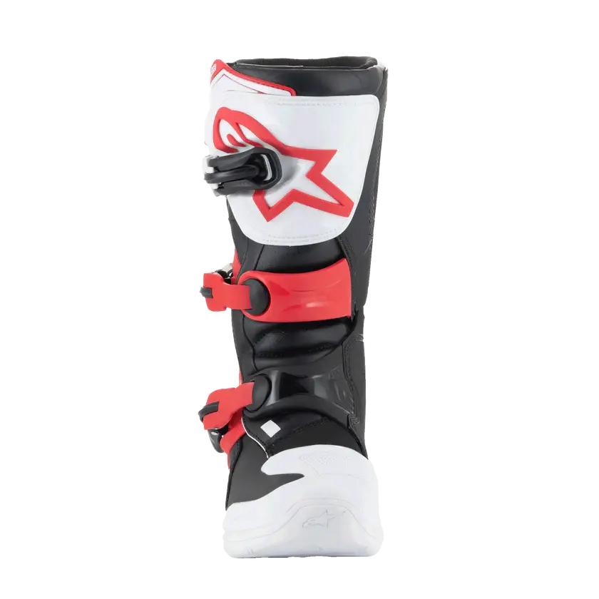 Alpinestars Youth Tech 3S Boots - White Black Bright Red 2