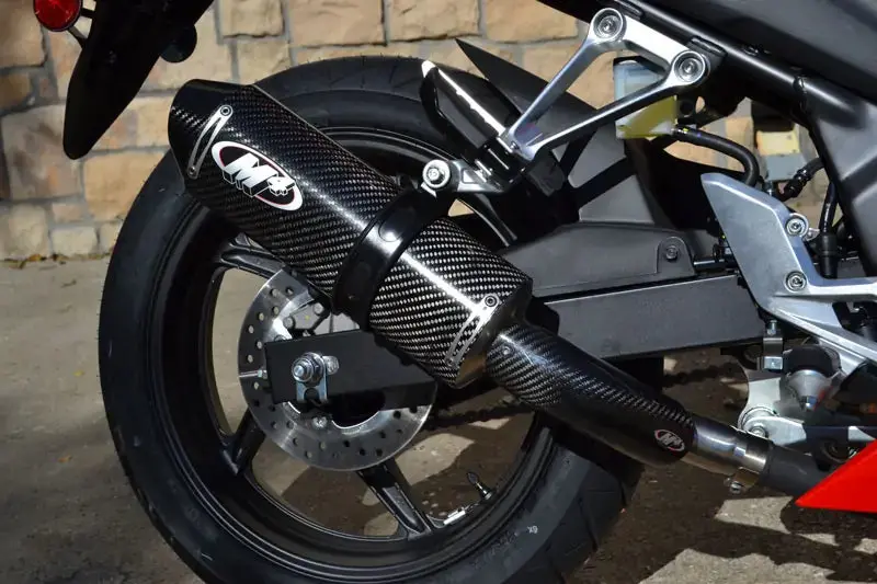 M4 Exhaust Carbon Fiber Slip On 2015-2023 Cbr300r / Cb300f Ho3314 1