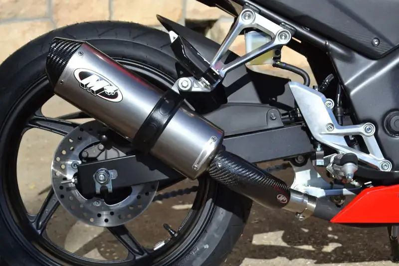 M4 Exhaust Titanium Slip On 2015-2022 Cbr300r / Cb300f Ho3316 1
