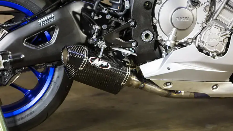 M4 Exhaust Street Slayer Carbon Fiber Slip On 2015-2025 R1 Ya9944 1