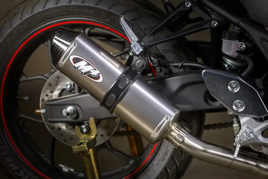 M4 Exhaust Full System Titanium Canister 2015-2024 R3/Mt-03 Ya3026 1