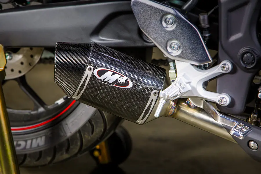 M4 Exhaust Carbon Fiber Street Slayer Slip On 2015-2024 R3/Mt-03 Ya3014 1