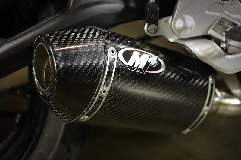M4 Exhaust Carbon Fiber Slip On 2015-2020 Fz-07 / Mt-07 Ya6714 1