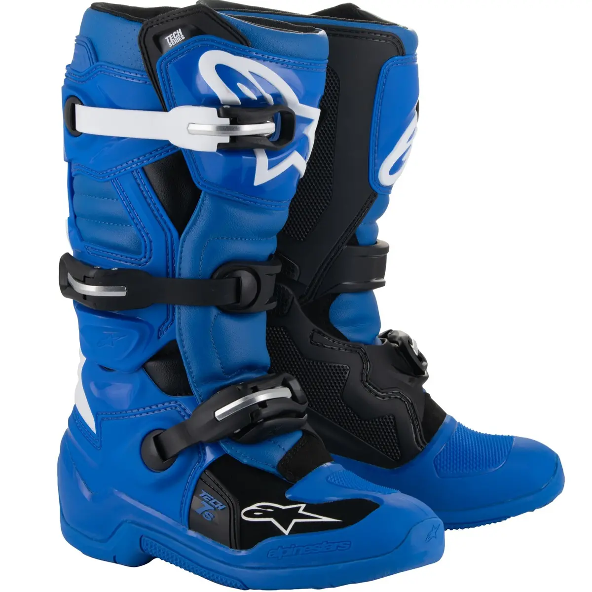 Alpinestars Tech 7S Youth Boots White Blue Black 1