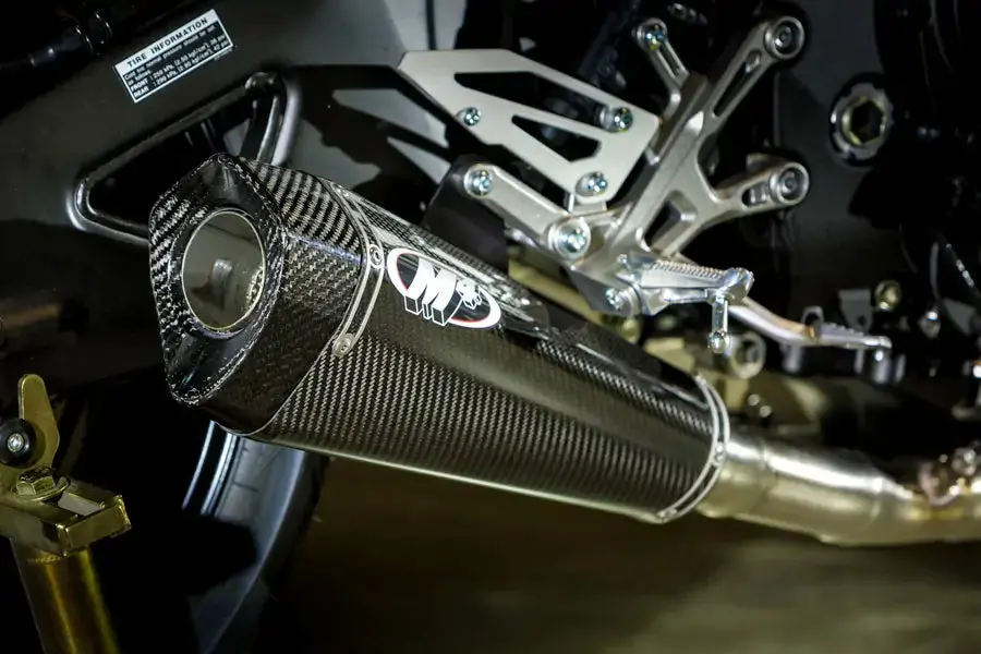 M4 Exhaust X-Model Carbon Fiber Slip On 2017-2024 Fz-10 / Mt-10 Ya6924 1