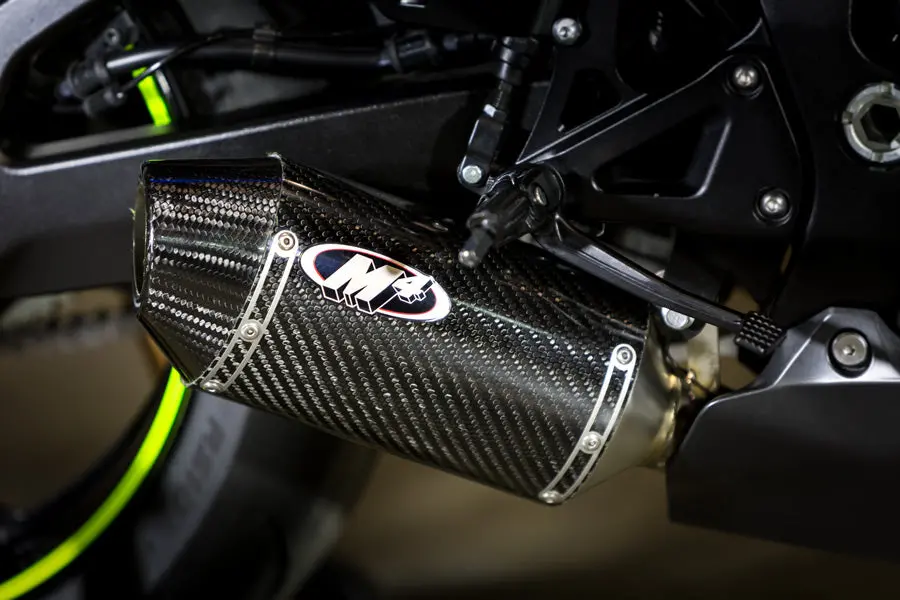 M4 Exhaust Full Titanium System Street Slayer Carbon 2017-2025 2026 Gsxr1000 Gsxr 1000 Su9164t 1