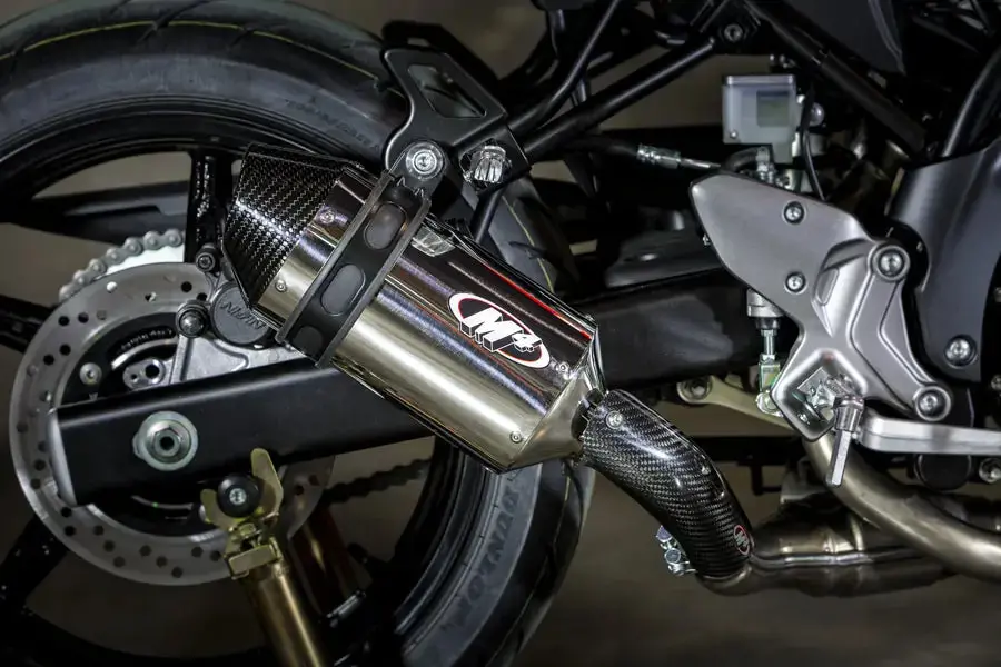 M4 Exhaust Polished Slip On 2017-2023 Sv 650 Su6622 1