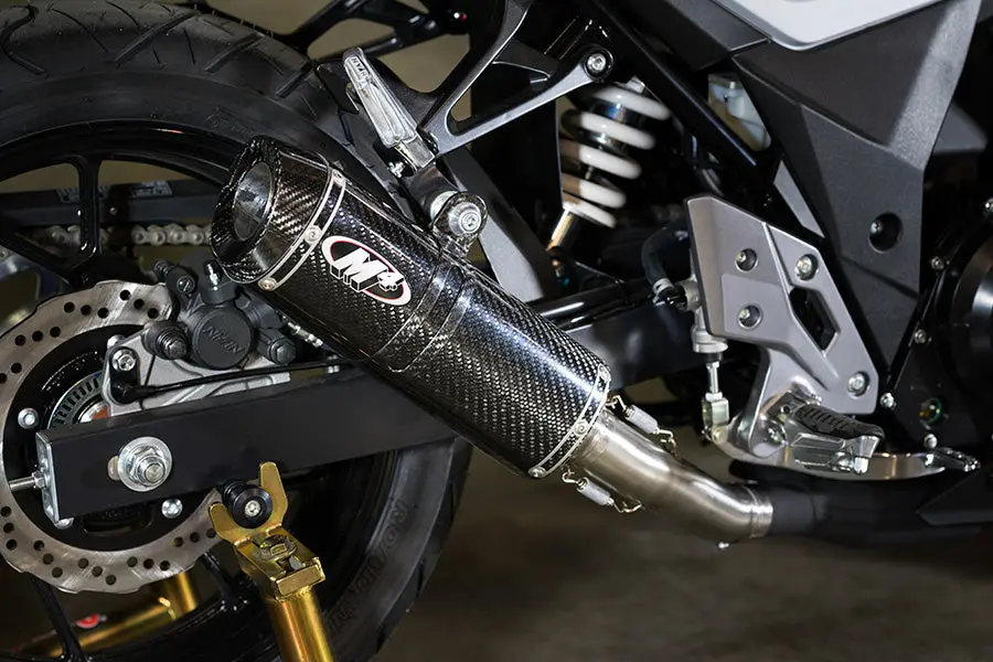 M4 Exhaust X-96 Carbon Fiber Slip On 2018-2021 Gsx-S 250R Su2504 1