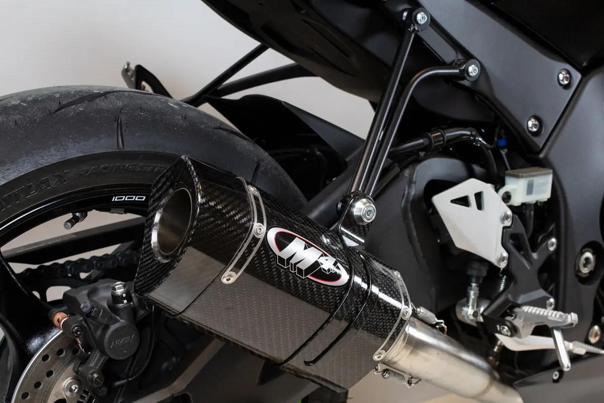 M4 Exhaust Titanium Half System With Tech 1 Carbon Fiber Zx10r 2021-2025  Ka9974 1