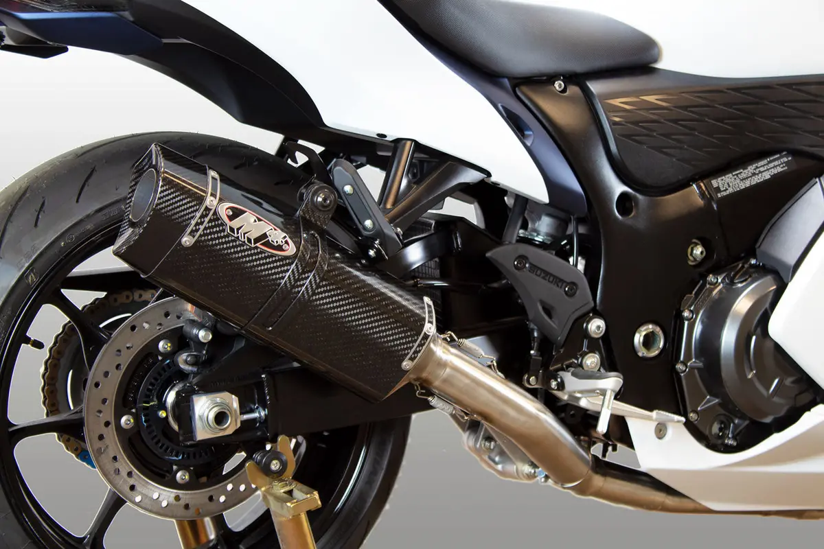 M4 Exhaust Full System Carbon Tech 1 Canister 2008 - 2024 Hayabusa Su8364 1