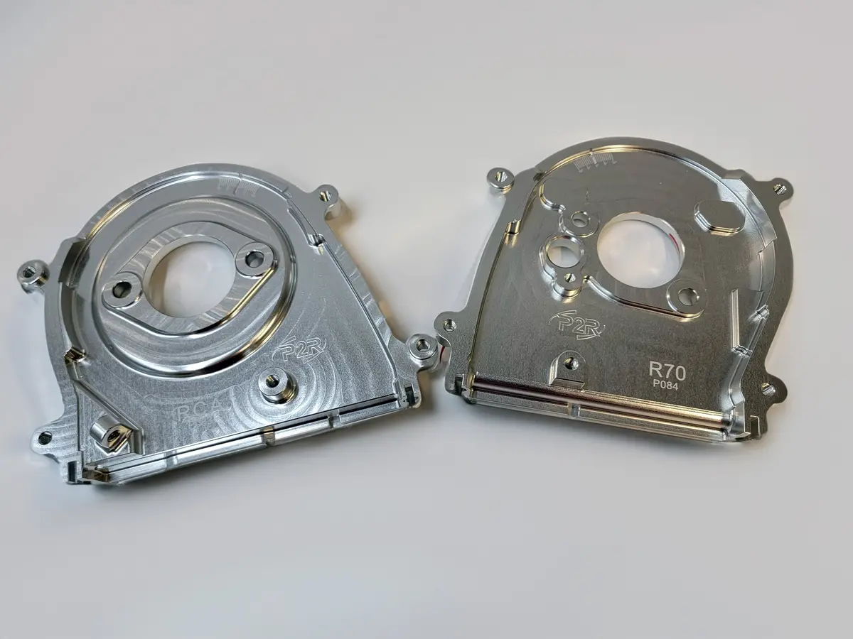 P2r Billet Timing Belt Back Cover Plate Kit - 10-14 Acura Tsx V6 1