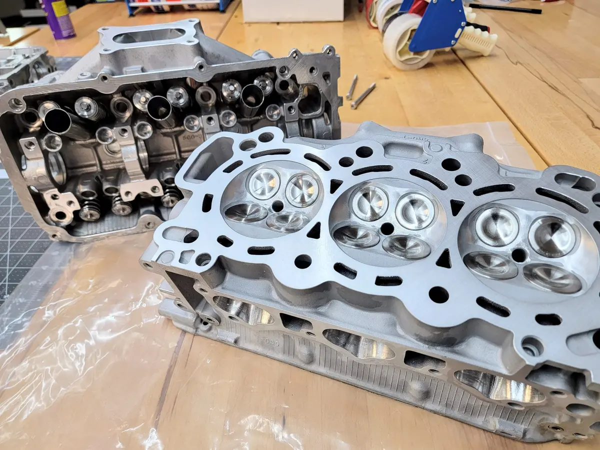 J35y Cnc Ported Cylinder Heads 1