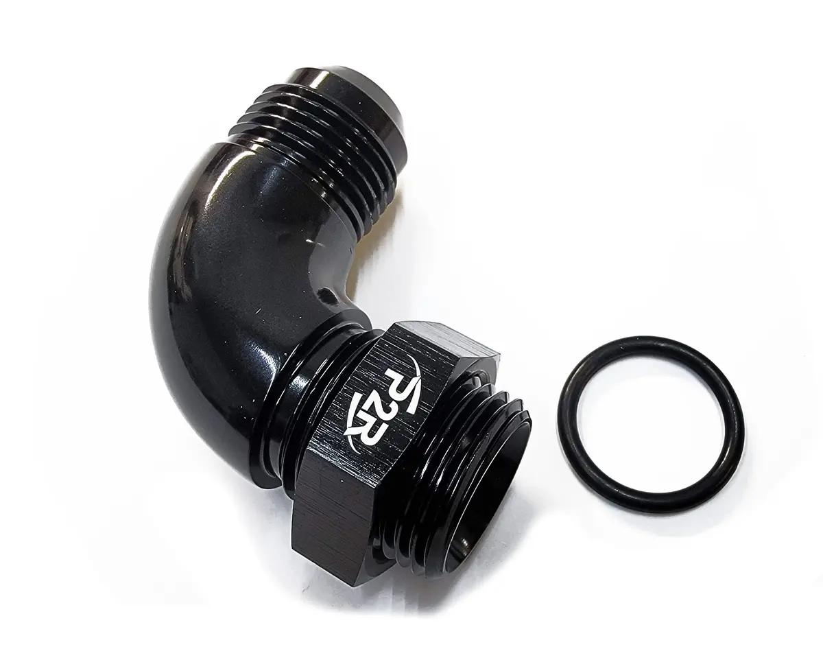 6An To 6An Orb 90° An Full Flow Adapter 1