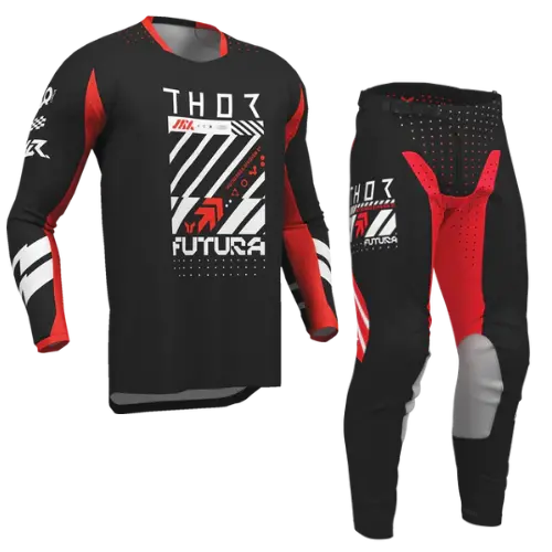 2026 Thor Launchmode Futura Youth Kit Combo Black Red 1