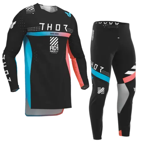 2026 Thor Sportmode Synth Youth Kit Combo Black 1