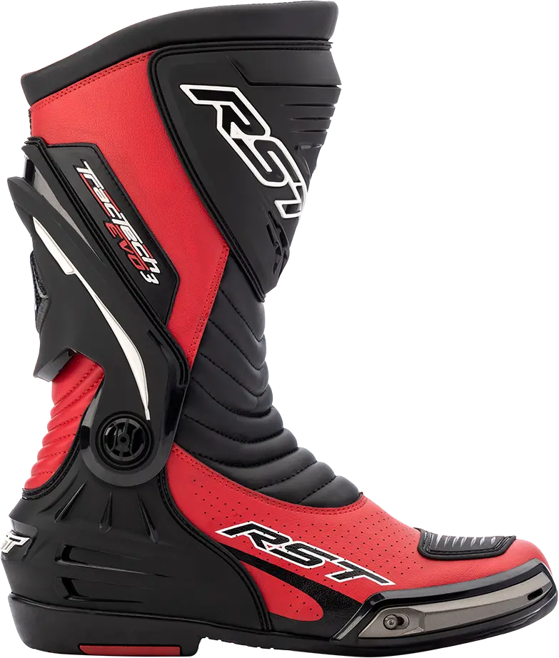 Rst Tractech Evo Iii Sport Ce Boot Red / Black  Sz 9 102101Red2-42 1