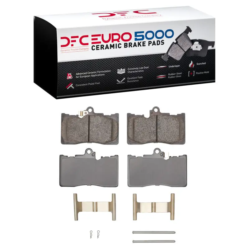 Dfc 06-25 Lexus Is200t Front Euro 5000 Ceramic Brake Pads And Hardware Kit 1