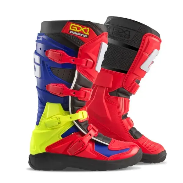 Gaerne Gx1 Evo Red Multi Motocross Boots 1