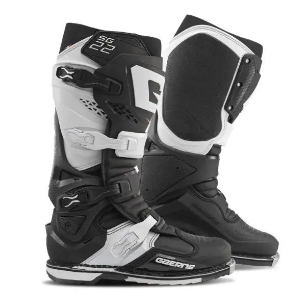Gaerne Sg22 Black White Motocross Boots 1