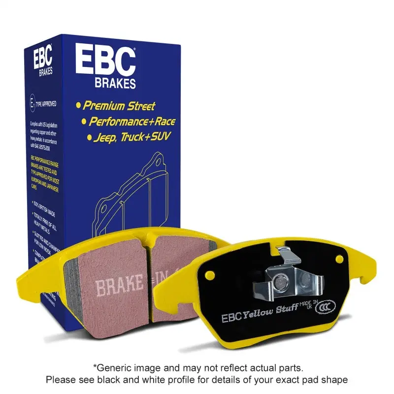 Ebc 03-04 Pontiac Gto 5.7 (Solid Rear Rotors) Yellowstuff Rear Brake Pads 1